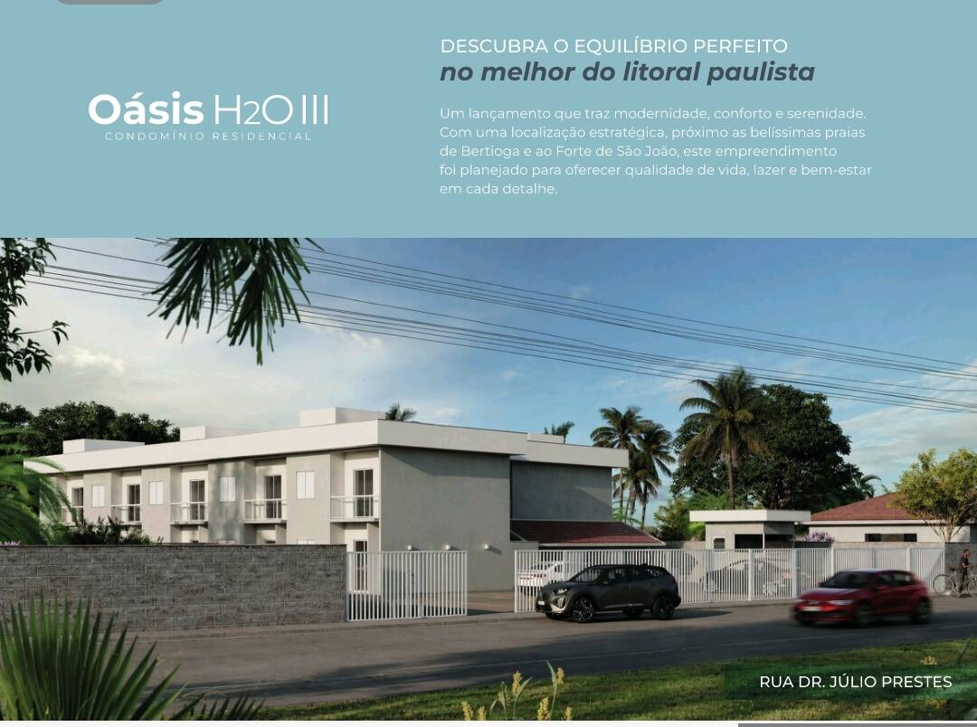 #947 - Apartamento para Venda em Bertioga - SP